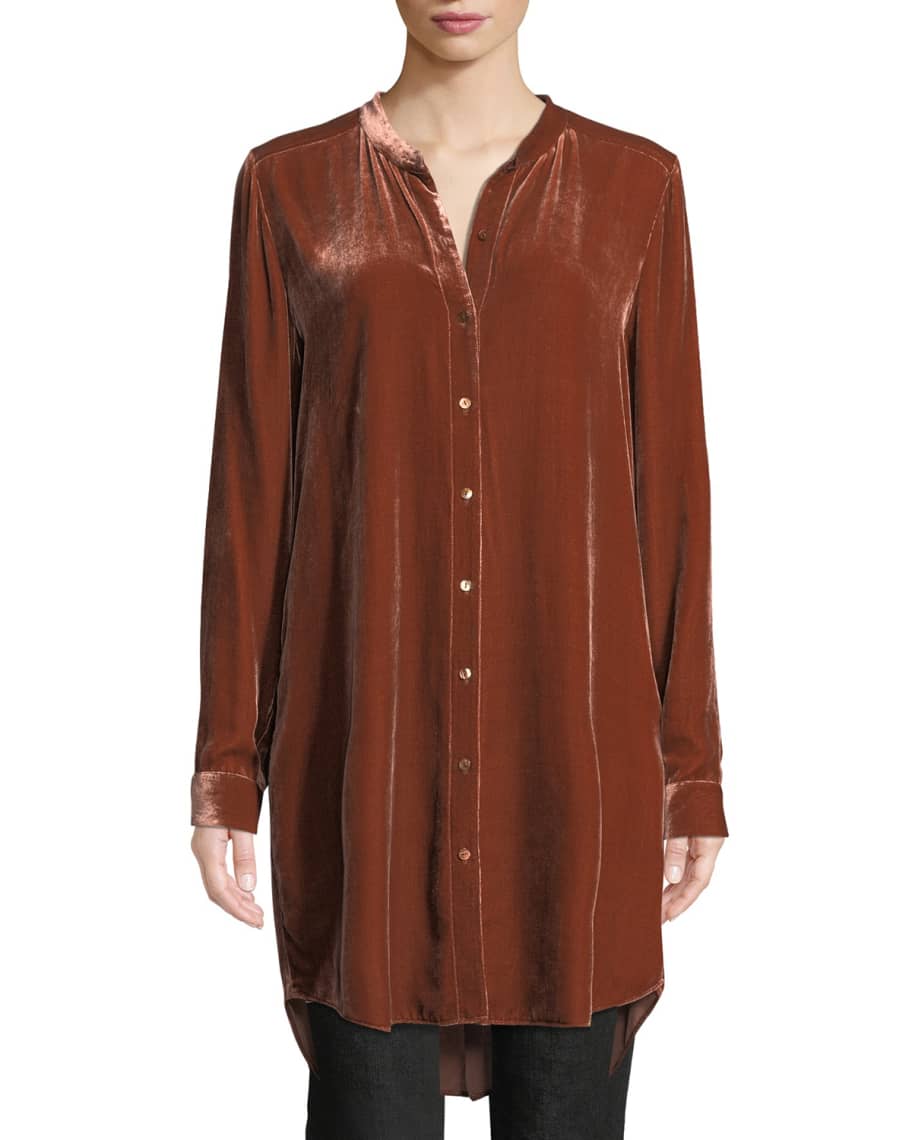 Eileen fisher velvet tunic top store