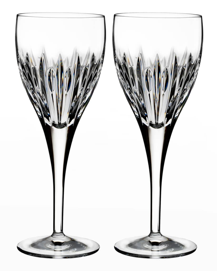 Set of 2 or 4 Aura Crystal Wine Glasses – Cimber Designs