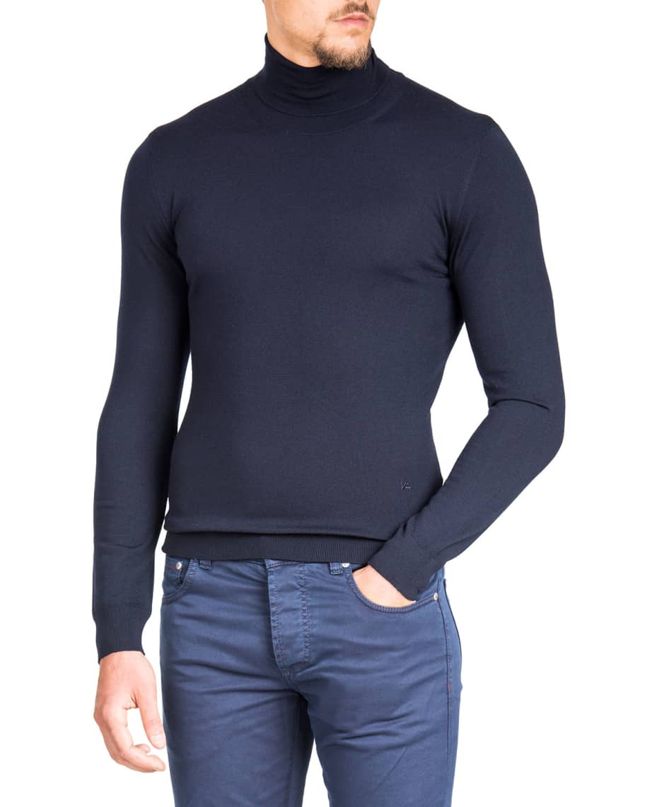 Isaia Merino Wool Turtleneck Sweater | Neiman Marcus