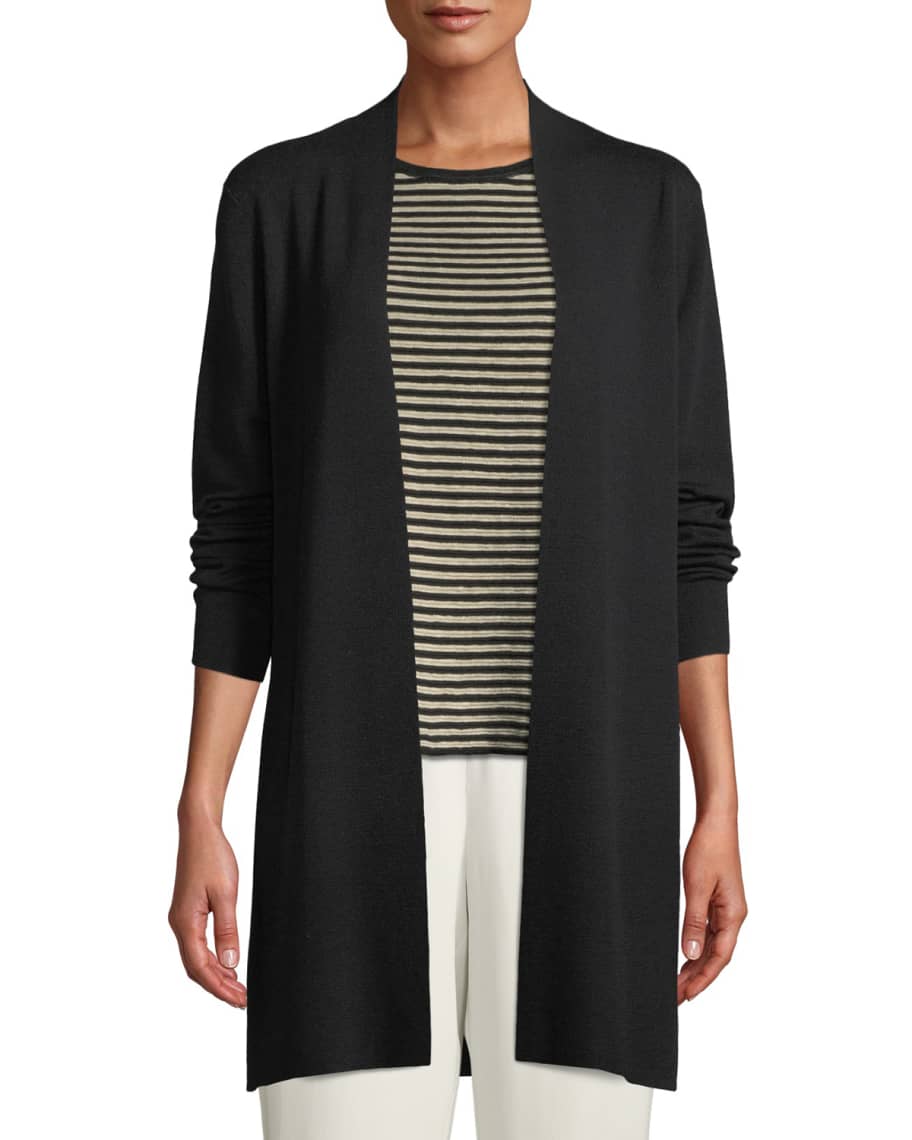 Eileen fisher ultrafine hotsell merino long cardigan