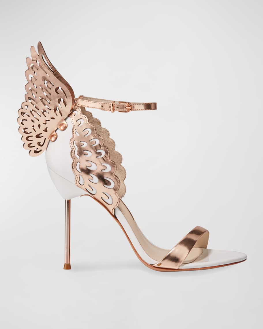 Sophia Webster Evangeline Angel Wing High-Heel Sandals | Neiman Marcus