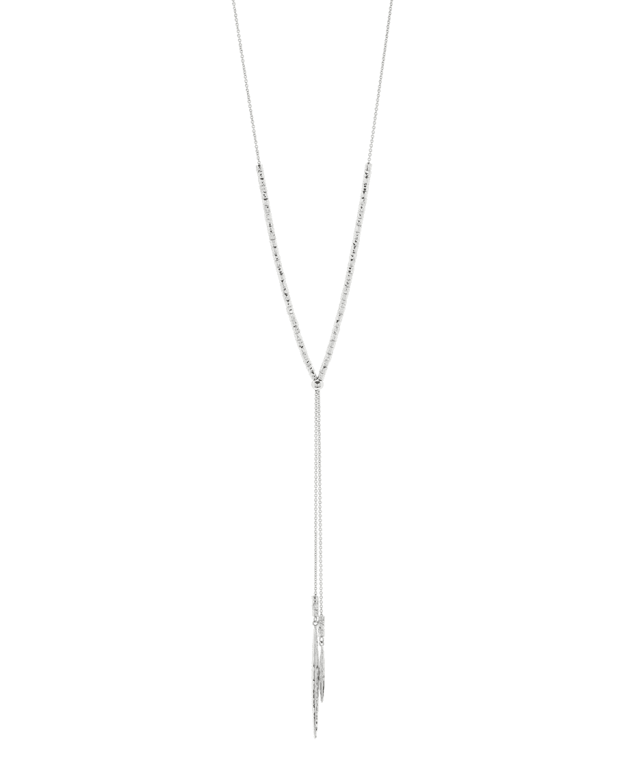 gorjana Laguna Adjustable Necklace, Silver | Neiman Marcus