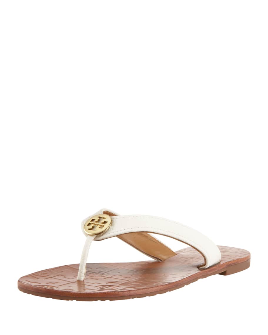 Tory Burch Thora Leather Thong Sandal | Neiman Marcus