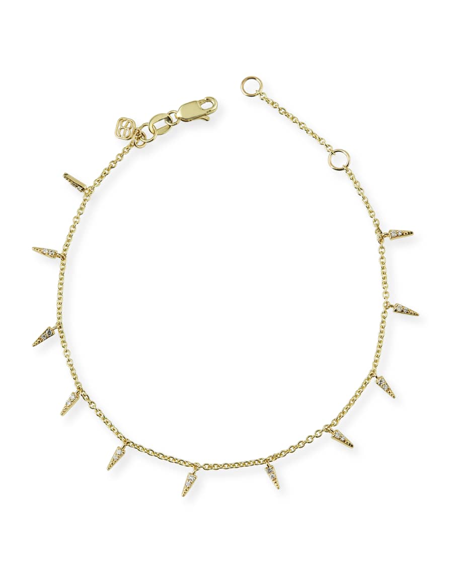 Sydney Evan Fringe Charm Bracelet with Diamonds | Neiman Marcus
