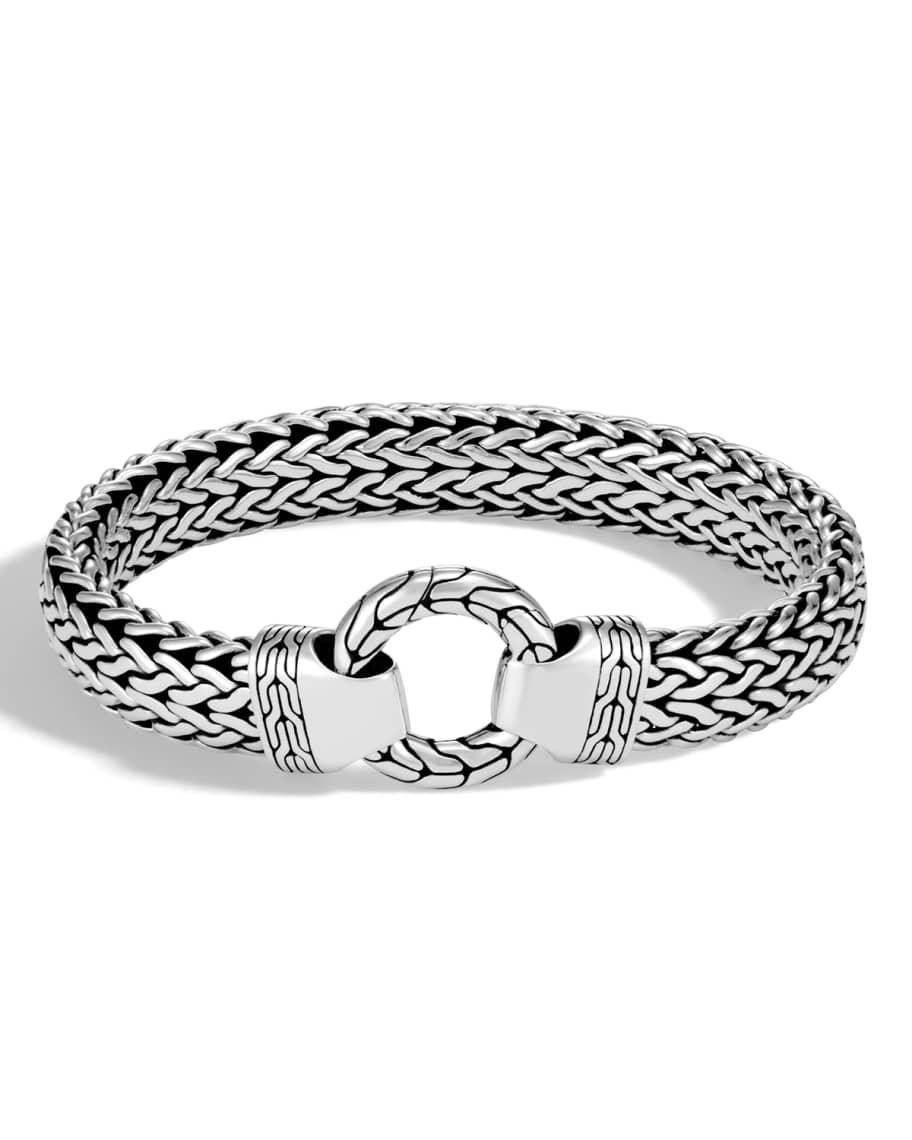 John Hardy Men's Classic Chain Sterling Silver Bracelet | Neiman Marcus