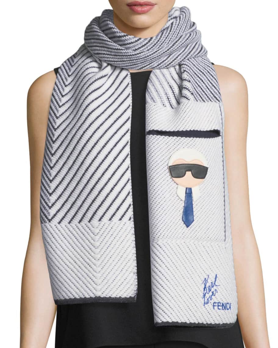 Karl loves clearance fendi scarf