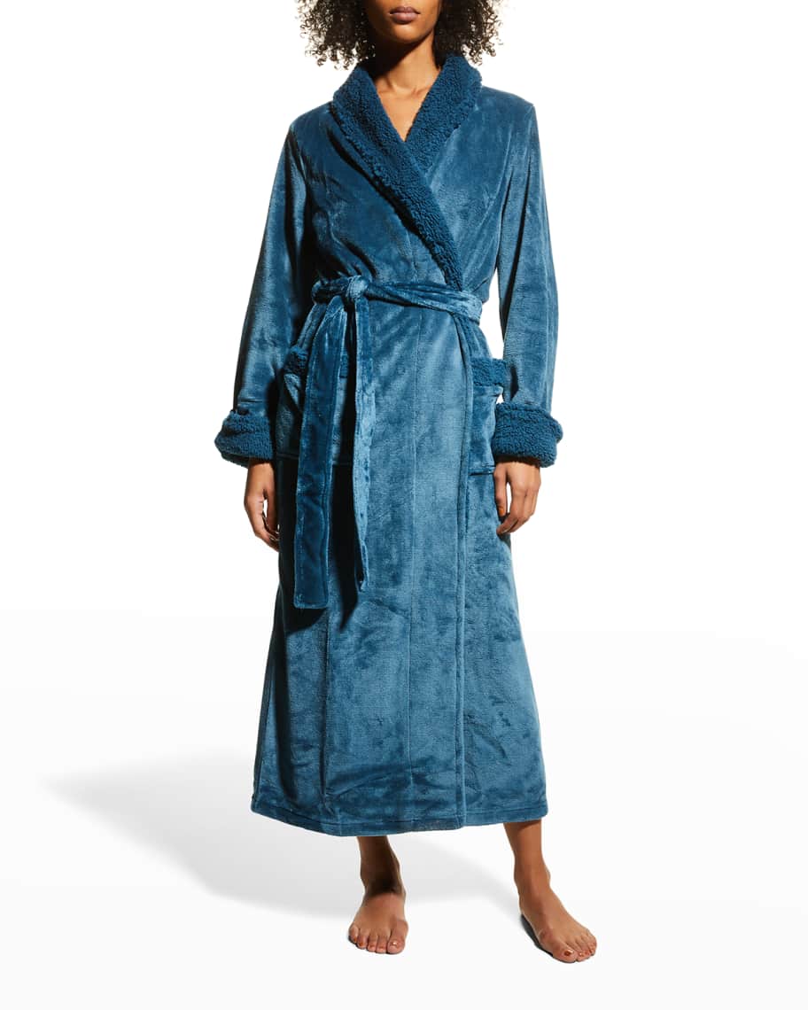 Natori Plush Long Robe Neiman Marcus