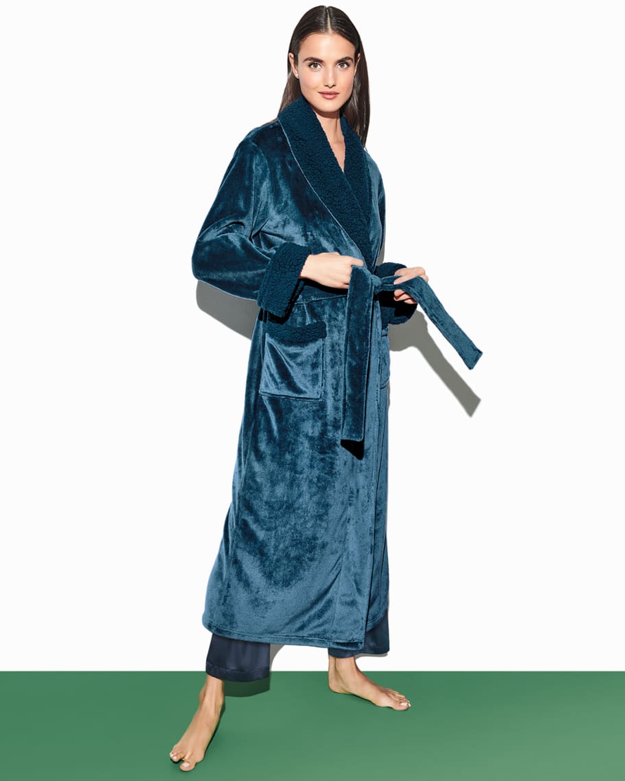 Natori Plush Long Robe Neiman Marcus