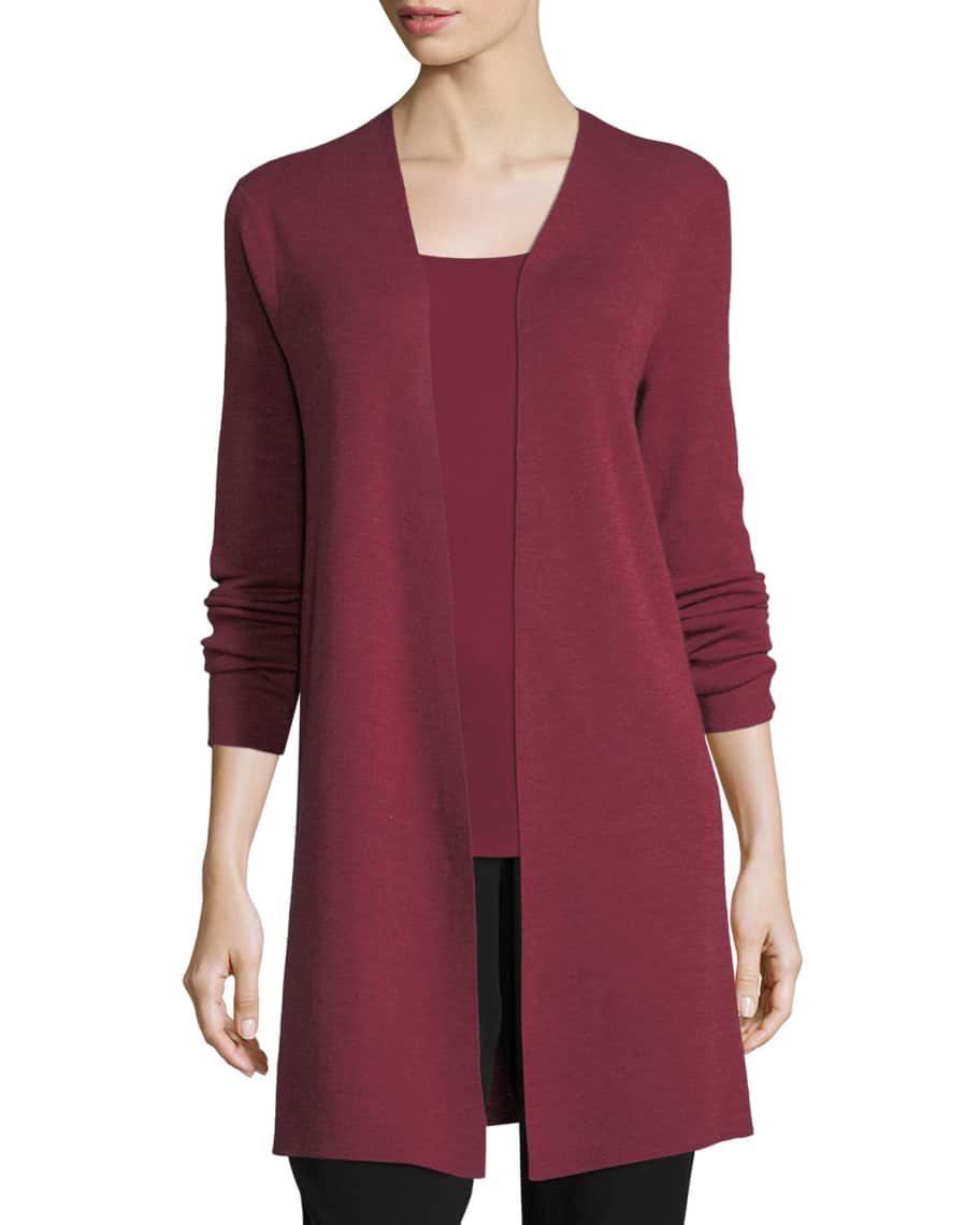 Eileen fisher ultrafine 2024 merino long cardigan