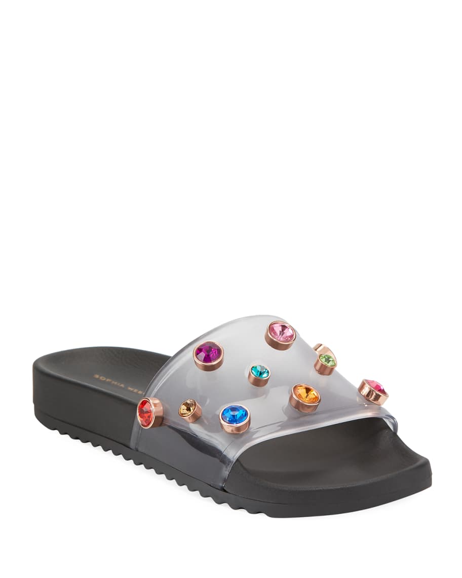 Sophia webster pool slides hot sale