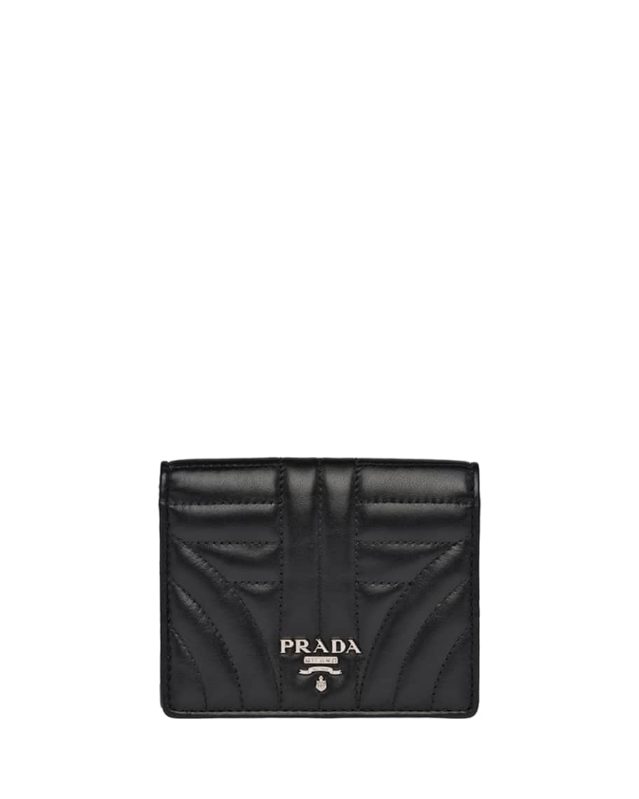 Prada Diagramme French Wallet Neiman Marcus
