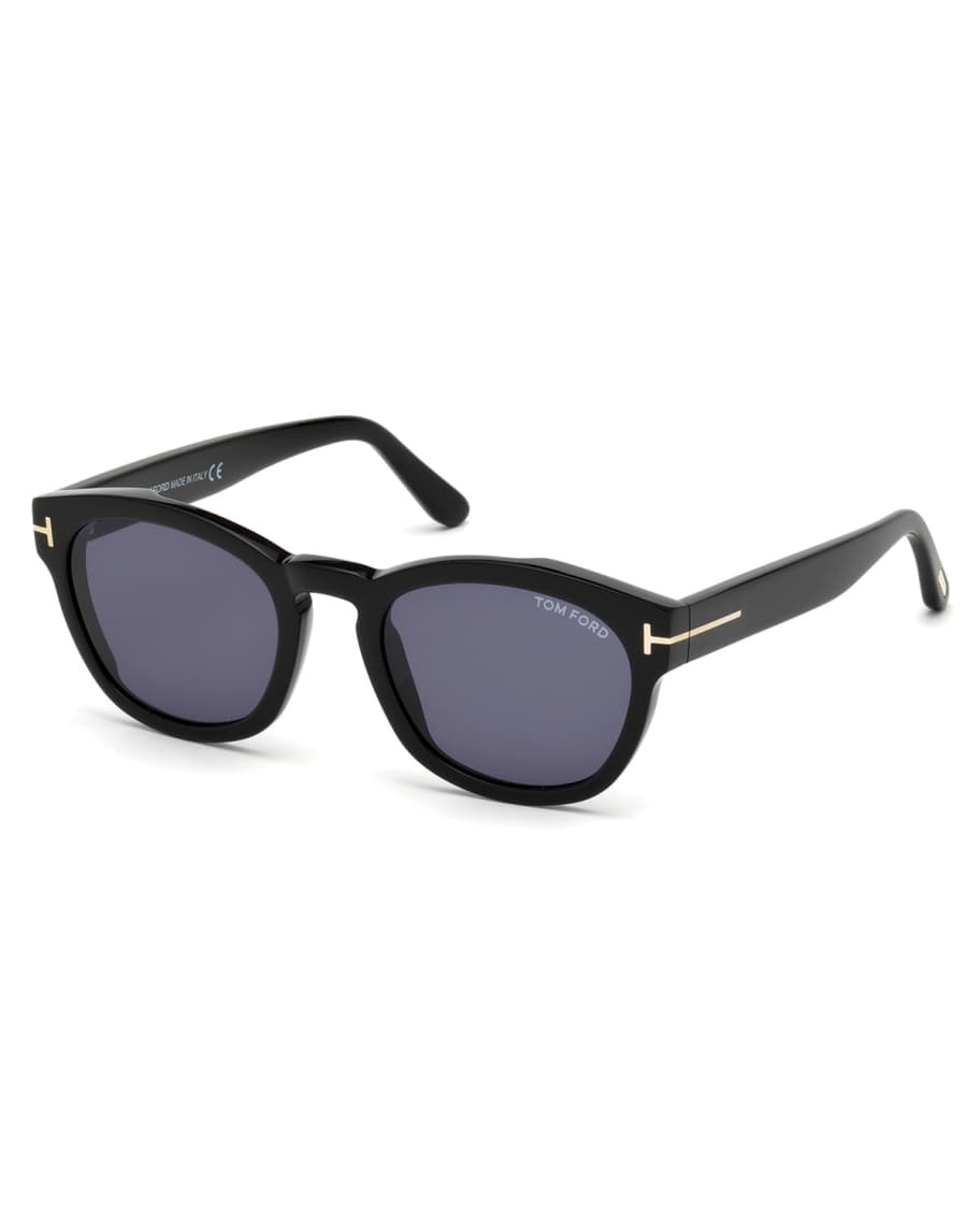 TOM FORD Bryan Rounded Plastic Sunglasses | Neiman Marcus
