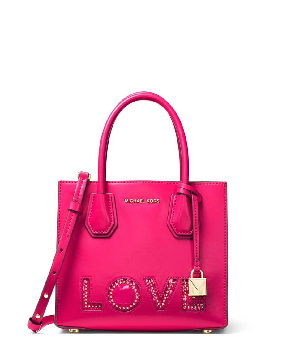 Michael Kors Mercer Convertible Tote Bag Pink For Women