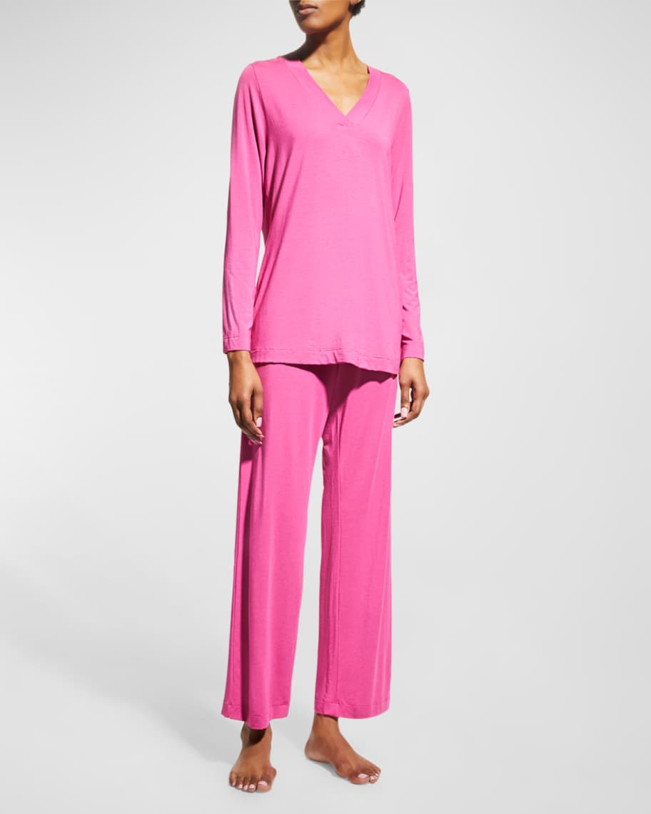 Hanro Moments Cropped Knit Pajama Set & Reviews