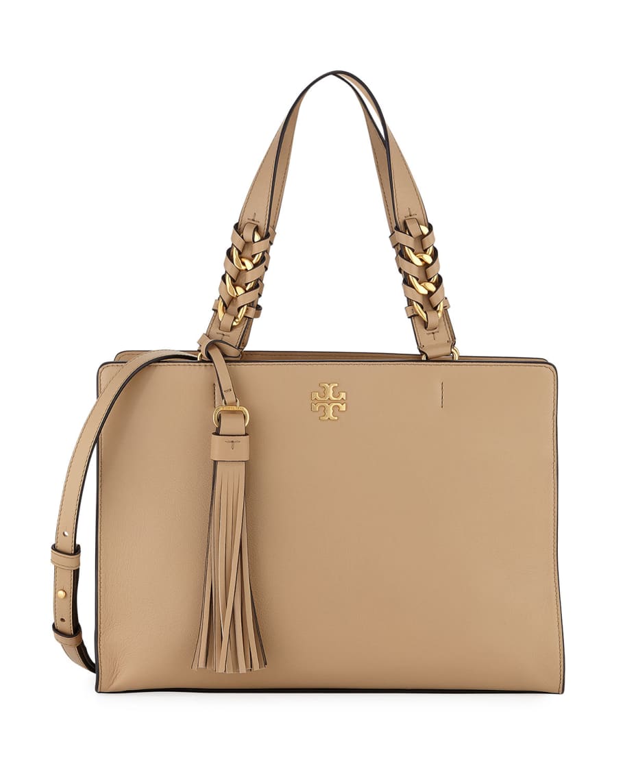 Tory burch brooke pebbled shoulder bag new arrivals