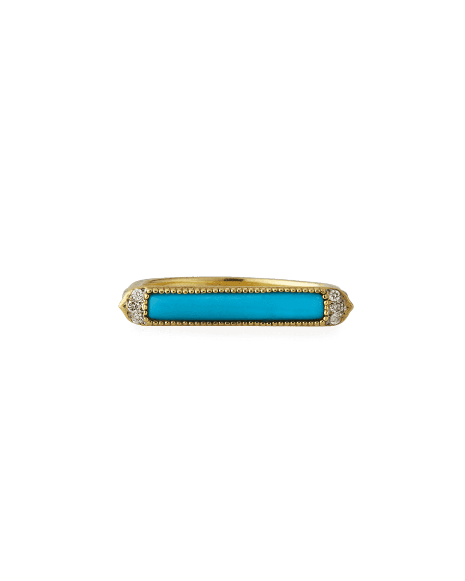 Jude Frances 18k Moroccan Marrakesh Turquoise Ring, Size 6.5 | Neiman ...