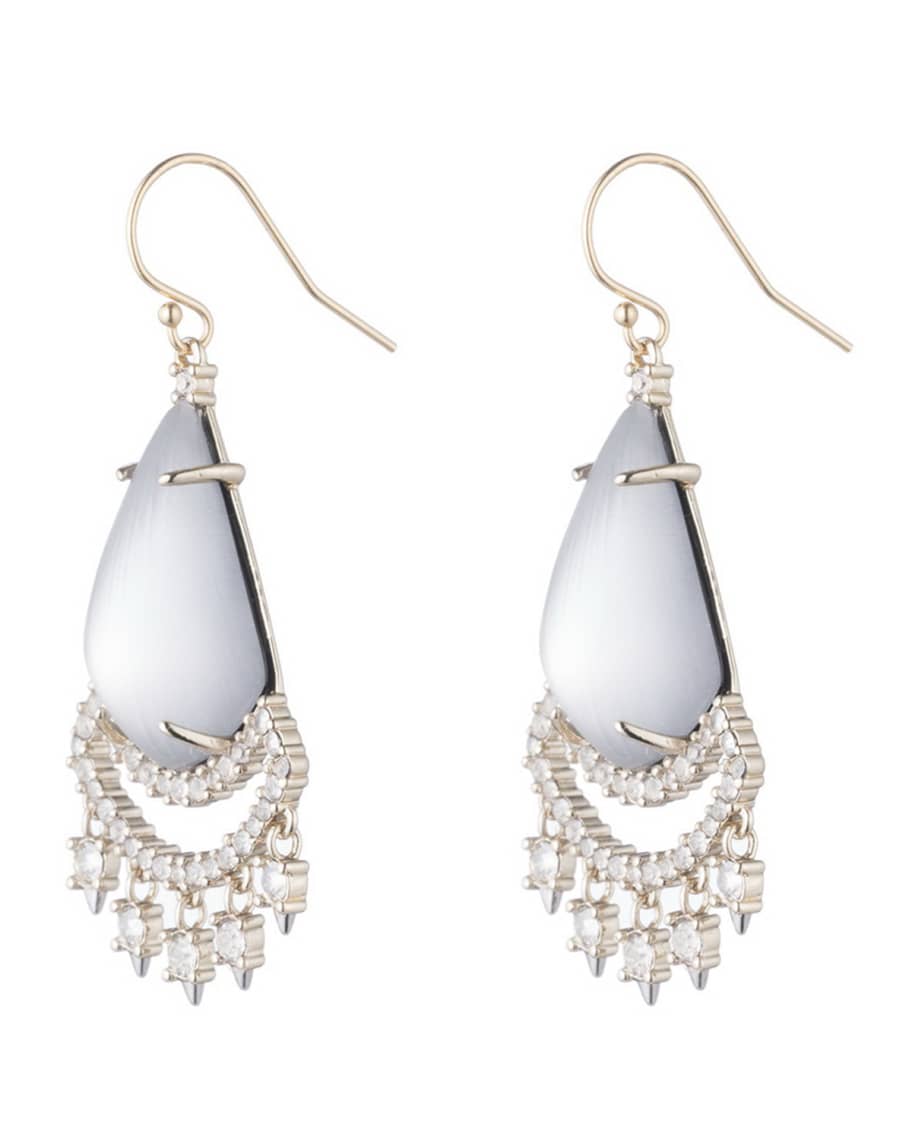 Alexis Bittar Crystal Lace Chandelier Earrings Neiman Marcus