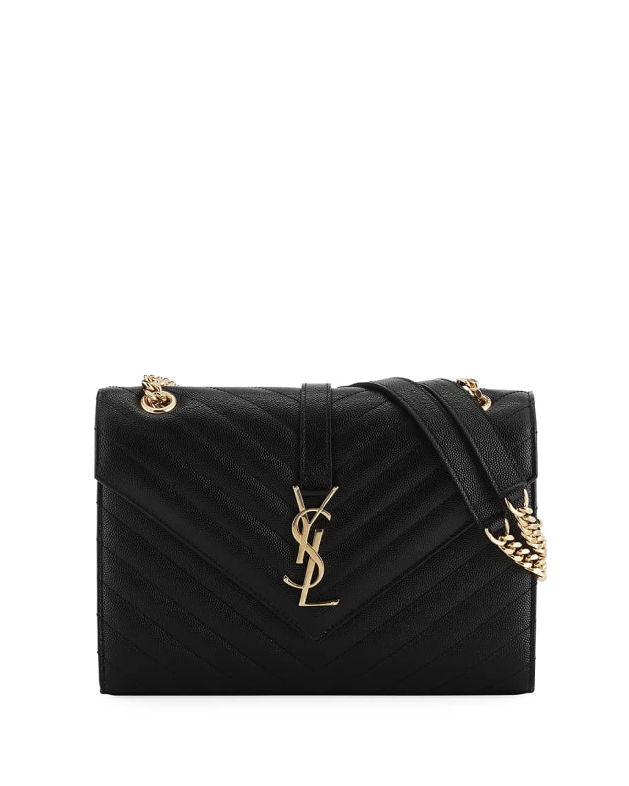 V flap monogram ysl medium cheap envelope chain shoulder bag