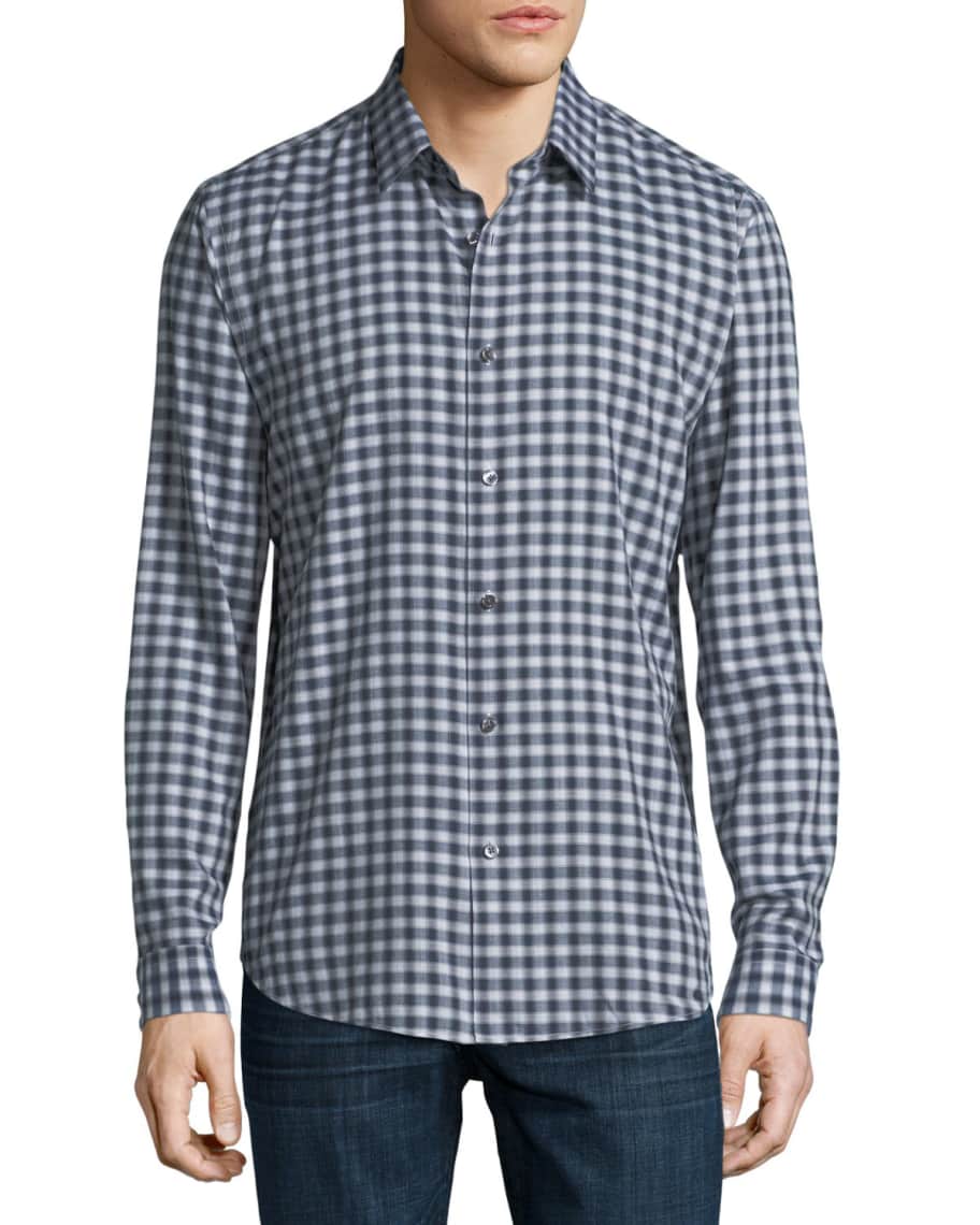 Theory Clean Flannel Sport Shirt | Neiman Marcus