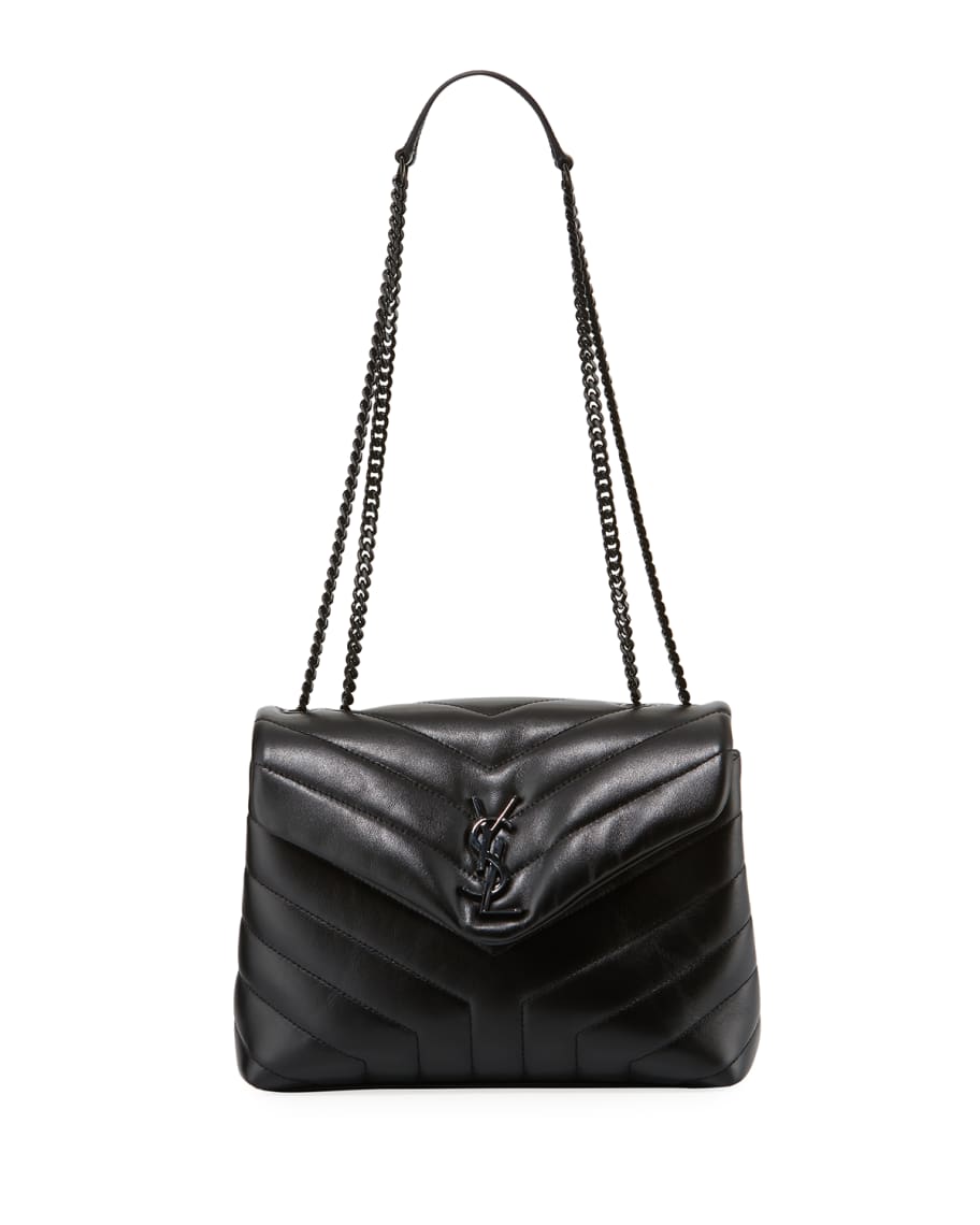 Saint Laurent Monogram YSL Loulou Small Chain Shoulder Bag | Neiman Marcus