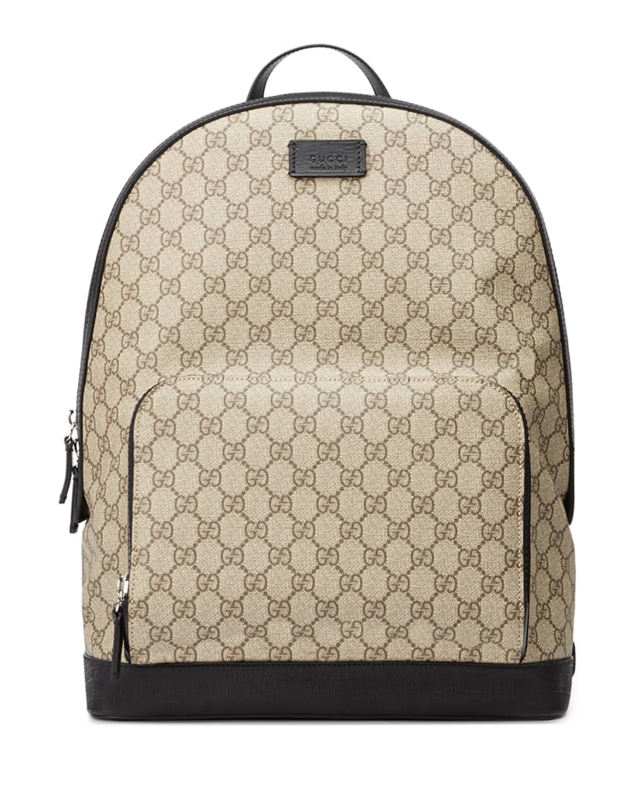 Gucci Men's GG Supreme Canvas Backpack