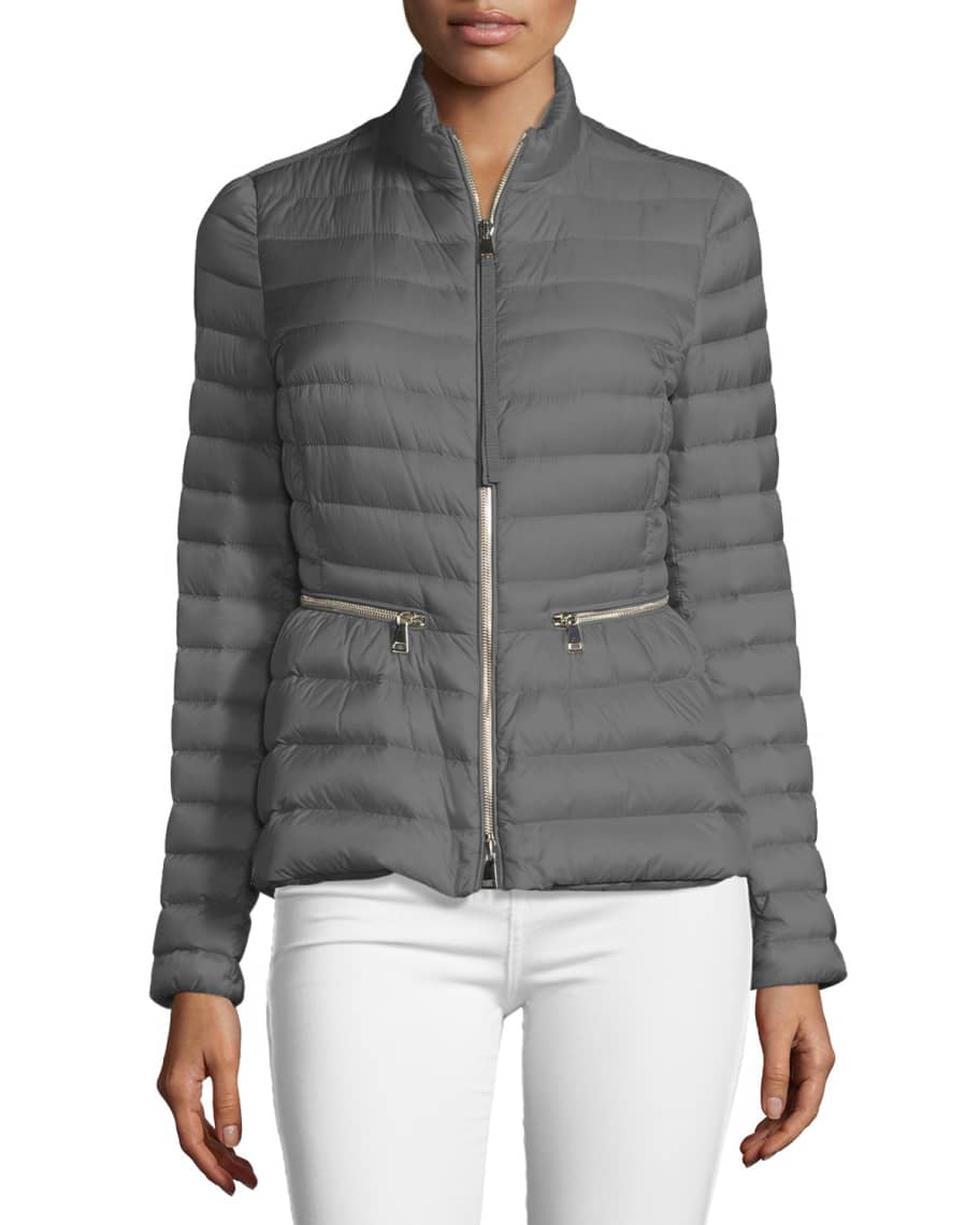 Moncler agate short quilted puffer jacket hot sale
