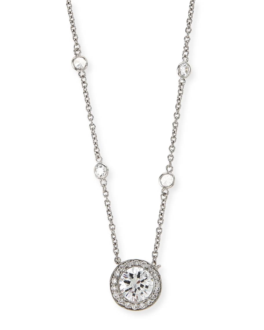 Fantasia by DeSerio Cubic Zirconia By-the-Yard Pendant Necklace ...