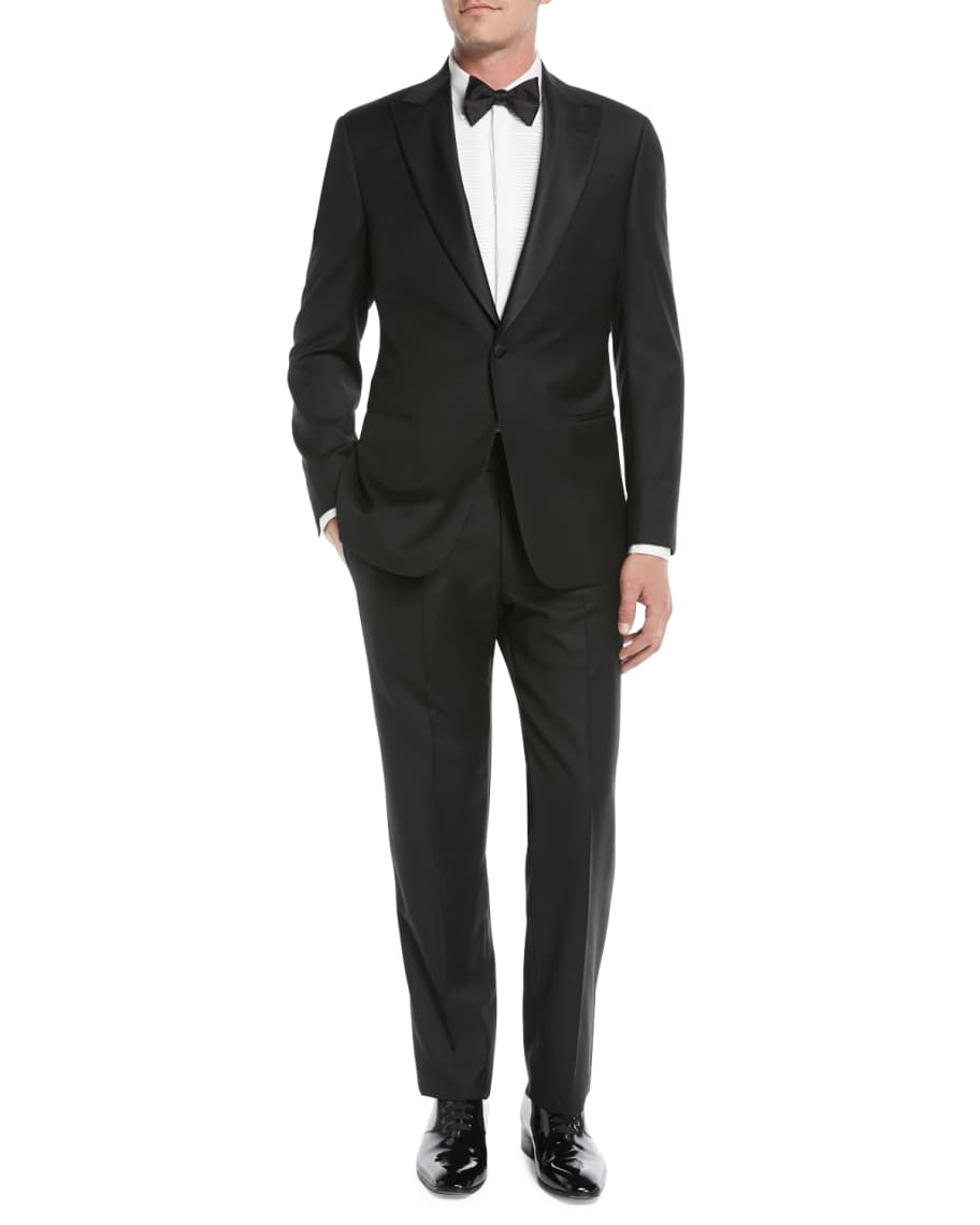 Emporio Armani Men's Super 130s Wool Two-Piece Tuxedo Suit | Neiman Marcus