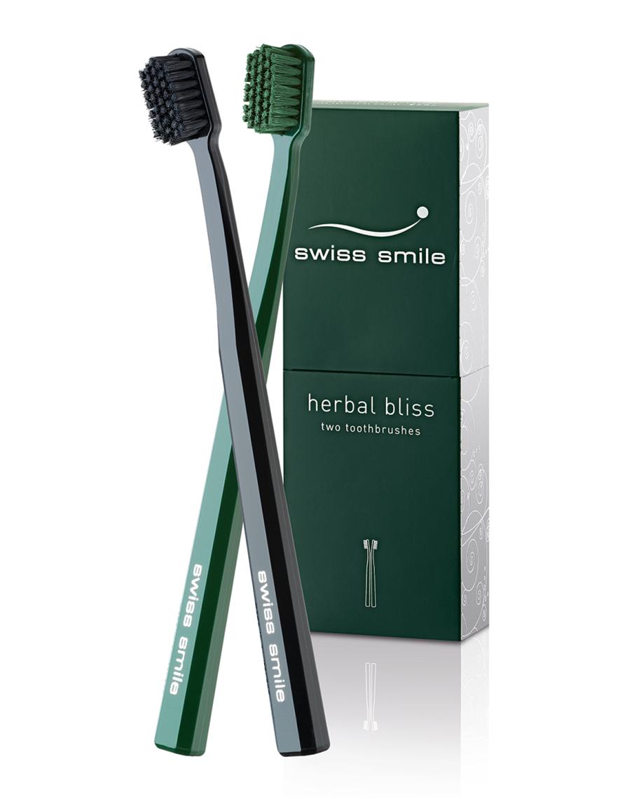 Swiss Smile Herbal Bliss Two Toothbrushes | Neiman Marcus