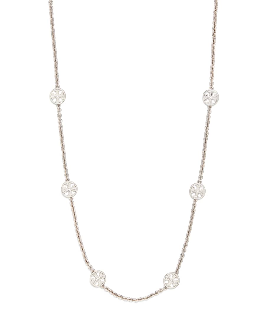 Tory burch delicate top logo necklace