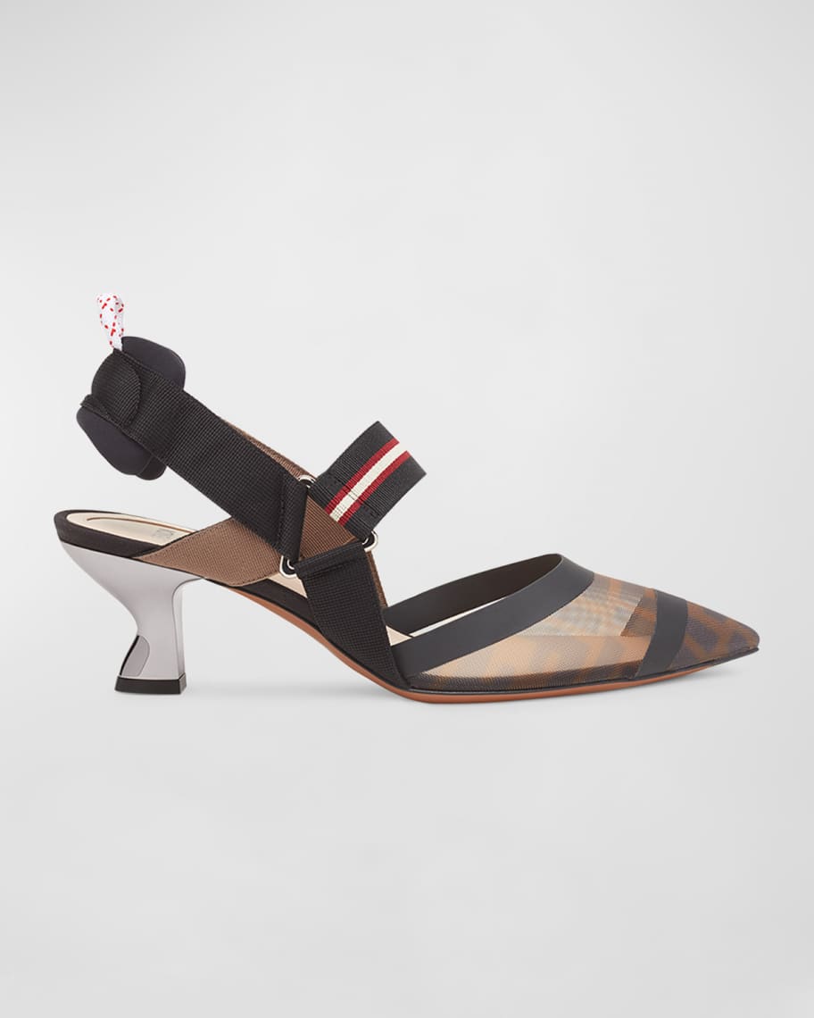 VIP【送料関税込】FENDI COLIBRI LITE SLINGBACK PUMPS Fendi ​Colibri Lite 55MM Slingback Pumps | Saks Fifth Avenue