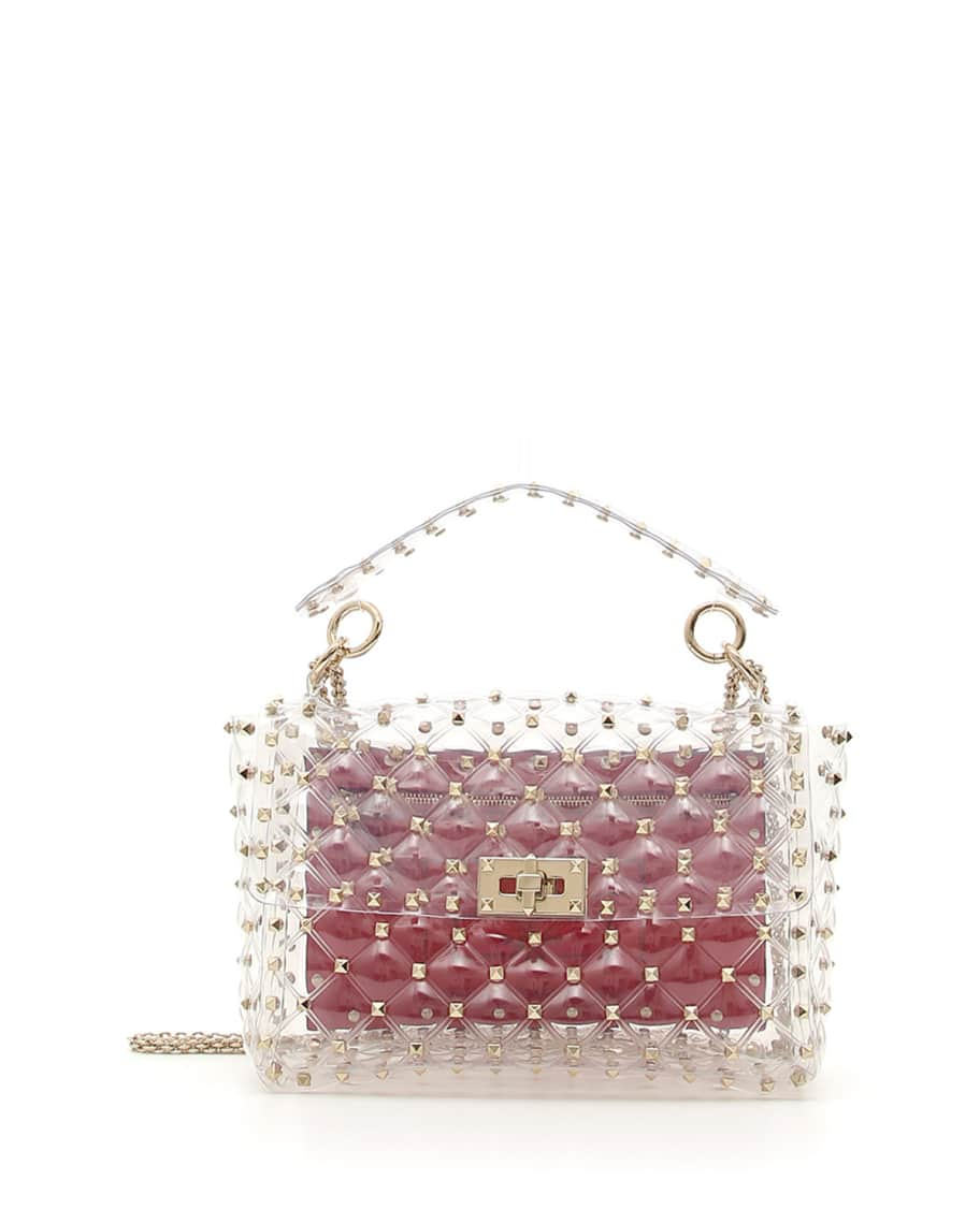 Valentino 2019 Medium Plexi Rockstud Spike Bag — The Posh Pop-Up