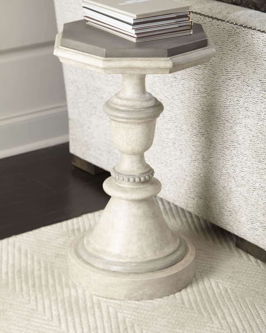 Madi Concrete Top Side Table Neiman Marcus