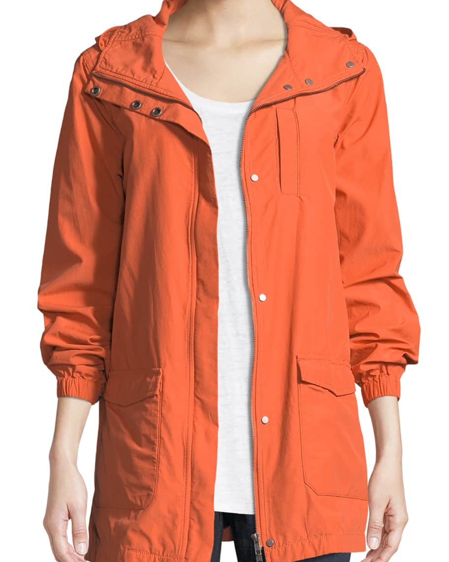 Eileen fisher clearance hooded anorak jacket