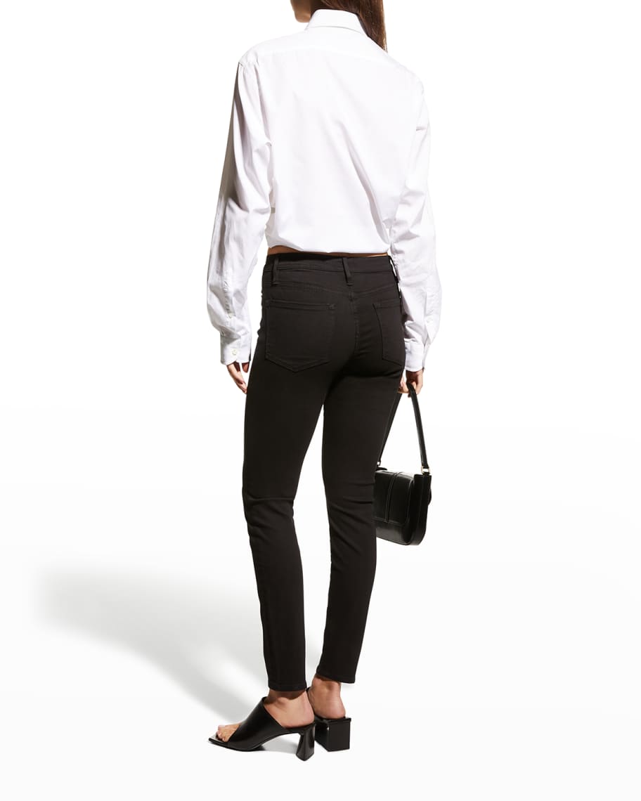 Image 3 of 5: Le Color Skinny Denim Jeans, Film Noir