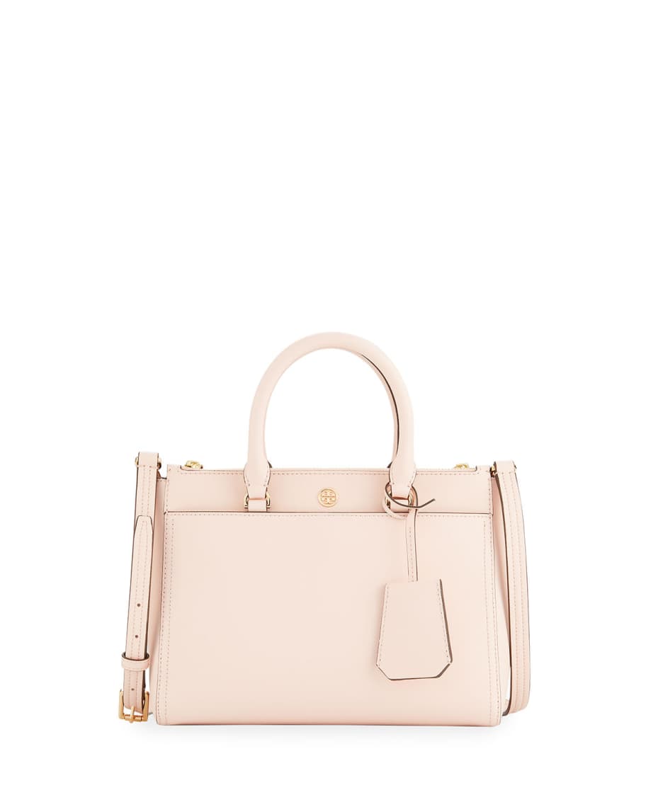 Tory Burch Robinson Small Saffiano Tote Bag | Neiman Marcus