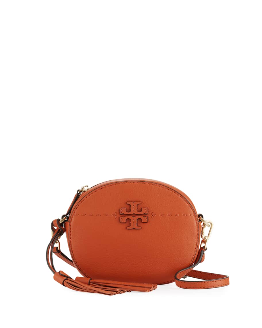 Tory Burch McGraw Round Crossbody Bag | Neiman Marcus