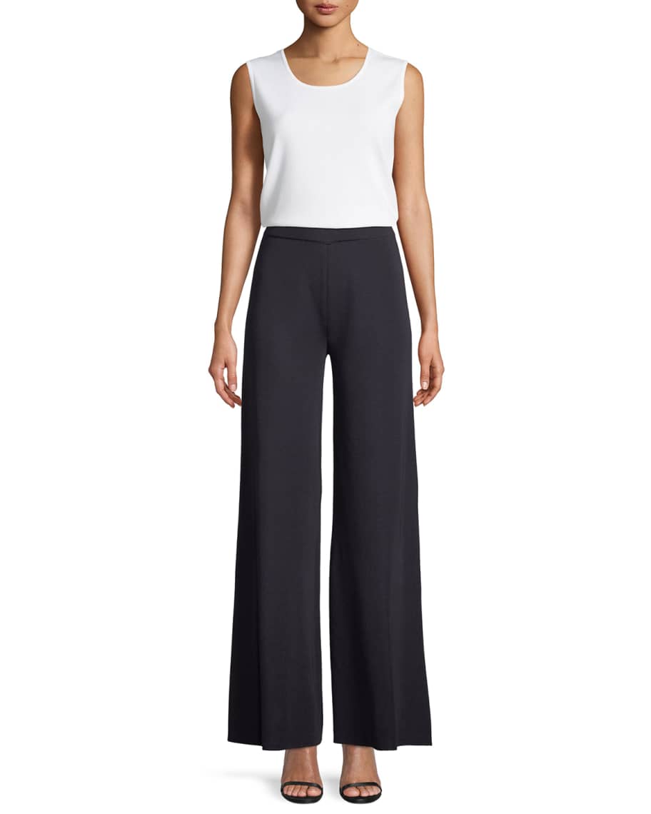 Misook Knit Palazzo Pants Neiman Marcus