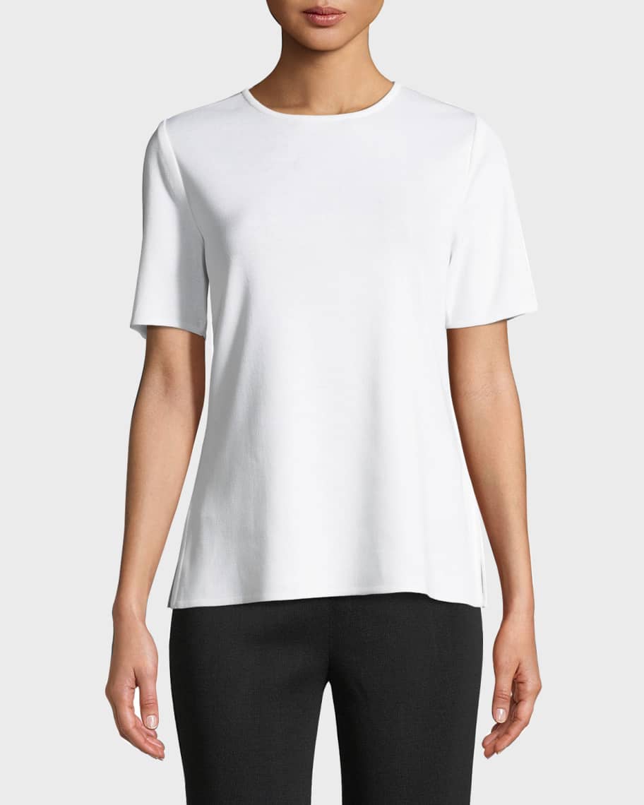 Louis Vuitton 2019 Cashmere-Accented Semi-Sheer T-Shirt - Black T