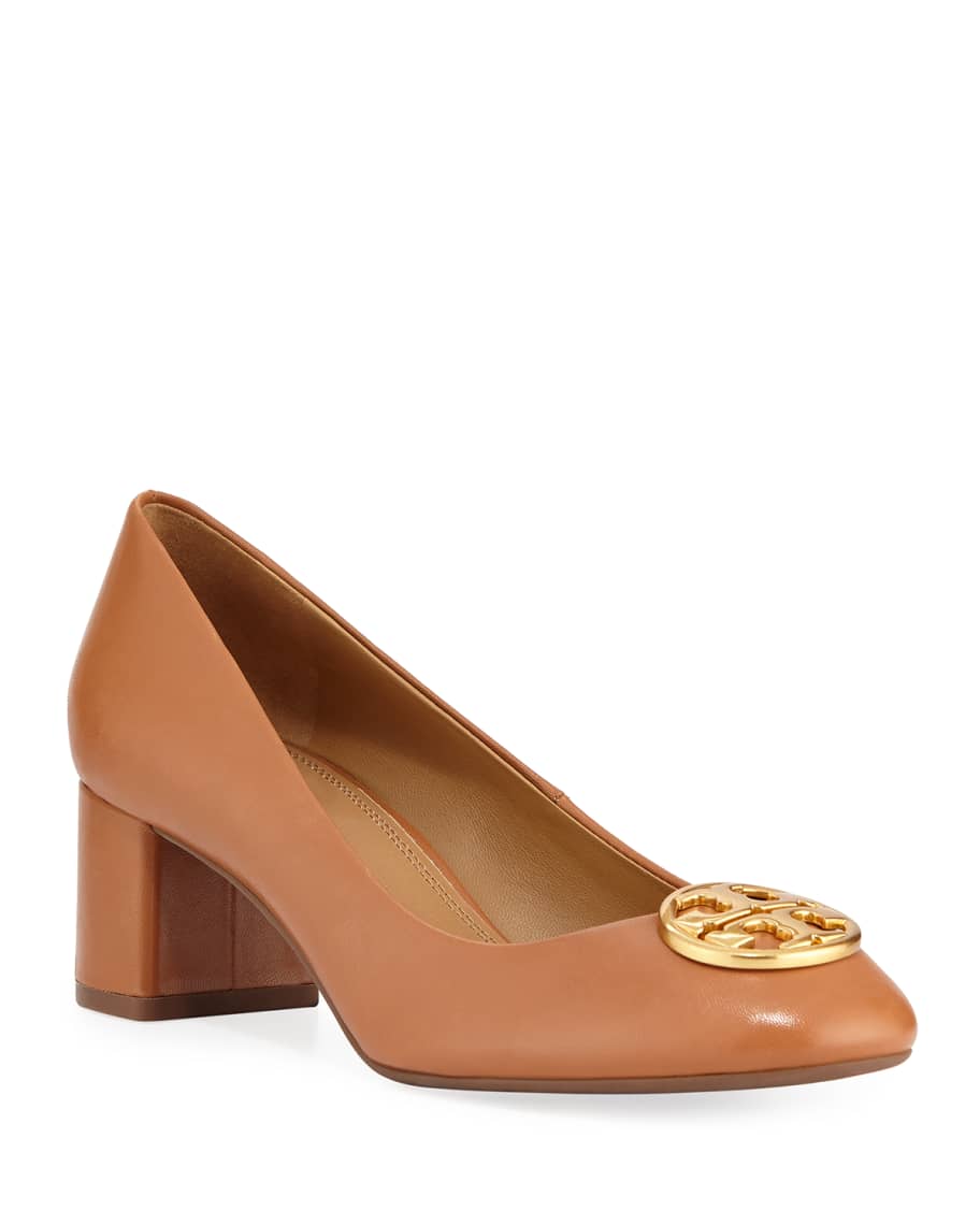 Tory Burch Chelsea Medallion 50mm Pump | Neiman Marcus