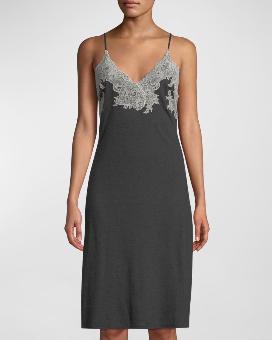 Natori Luxe Shangri La Nightgown Neiman Marcus