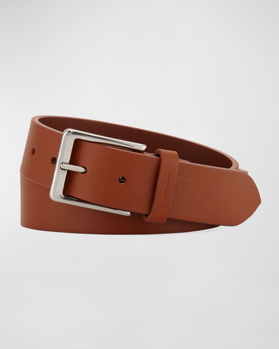 Image 1 of 1 Men's Lightning Bolt Leather Belt