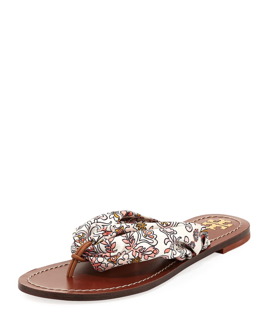 Carson Printed Satin Sandals