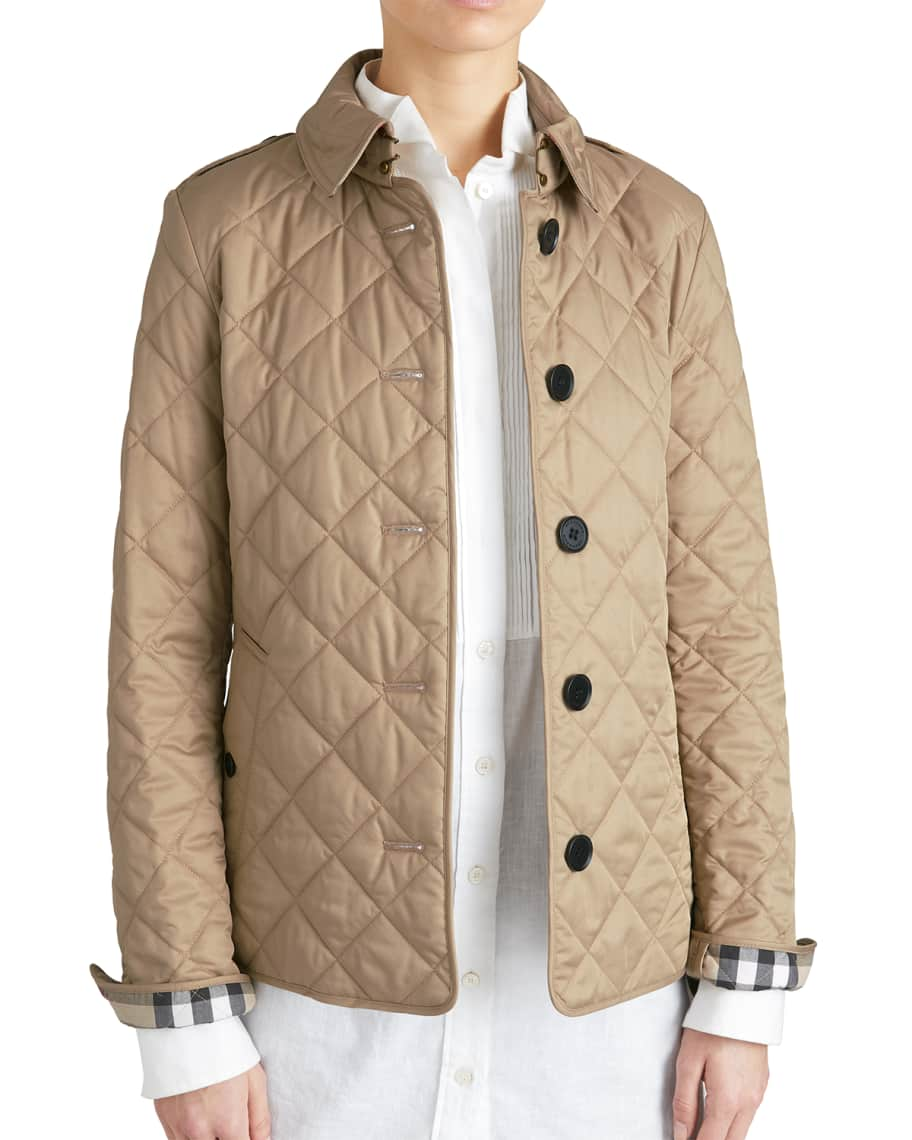 Burberry Frankby 18 Quilted Jacket