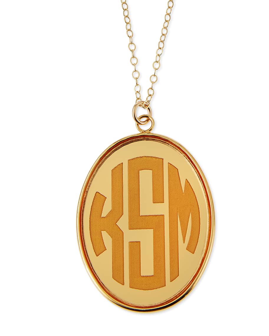 Moon and Lola - Acrylic State Monogram Necklace