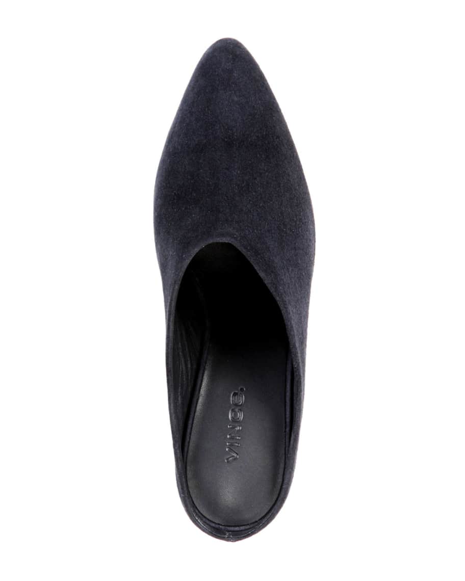 Vince Emberly Suede Slide Mule Neiman Marcus