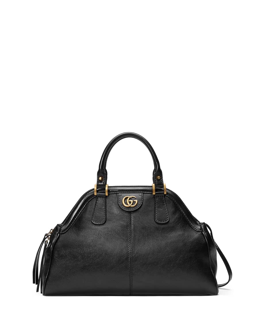 Gucci RE(BELLE) Medium Leather Top-Handle Bag | Neiman Marcus