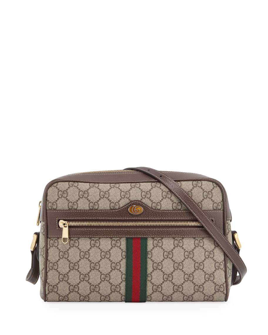 Gucci Ophidia Medium GG Supreme Camera Crossbody Bag | Neiman Marcus
