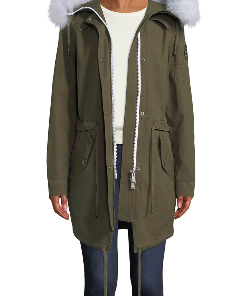 Mainville canvas cheap parka