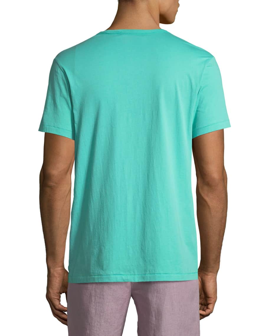 Burberry Jadford V Neck Cotton T Shirt Neiman Marcus